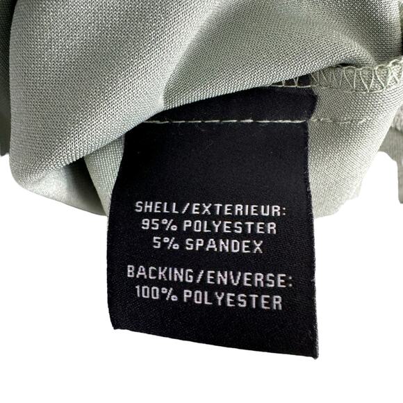 Bagatelle Collection Mint Green Collared Long Sleeve Snap Up Faux Suede Top M - Picture 6 of 7